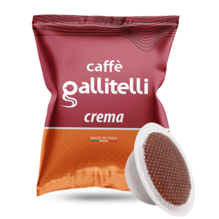 200 Capsule Caffè Gallitelli Crema Compatibili Bialetti