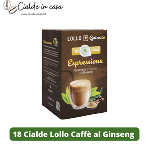 18 Cialde Caffè Aroma Ginseng Lollo Caffè