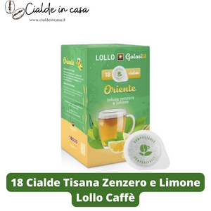 18 Cialde Tisana Zenzero e Limone Lollo Caffè