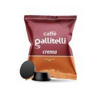 200 Capsule Caffè Gallitelli Crema Compatibili A Modo Mio