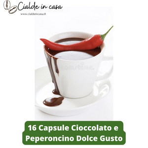 16 Capsule Cioccolato al Peperoncino Dolce Gusto