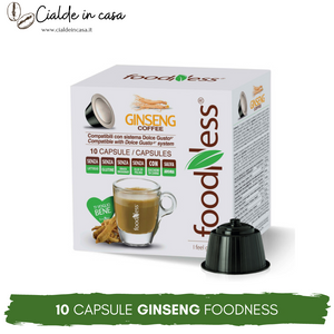 10 Capsule Foodness Ginseng Compatibili Dolce Gusto