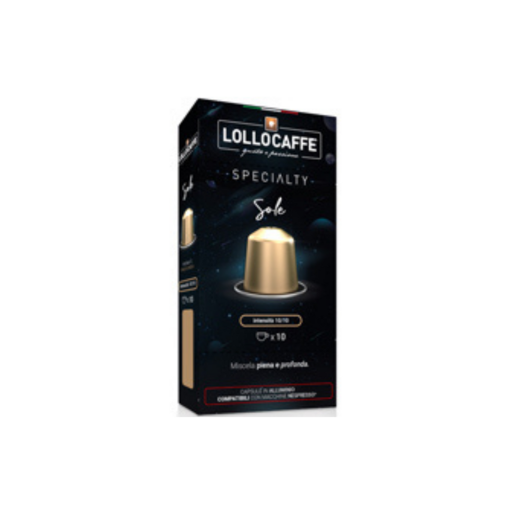 10 capsule Lollo Specialty Sole compatibili Nespresso