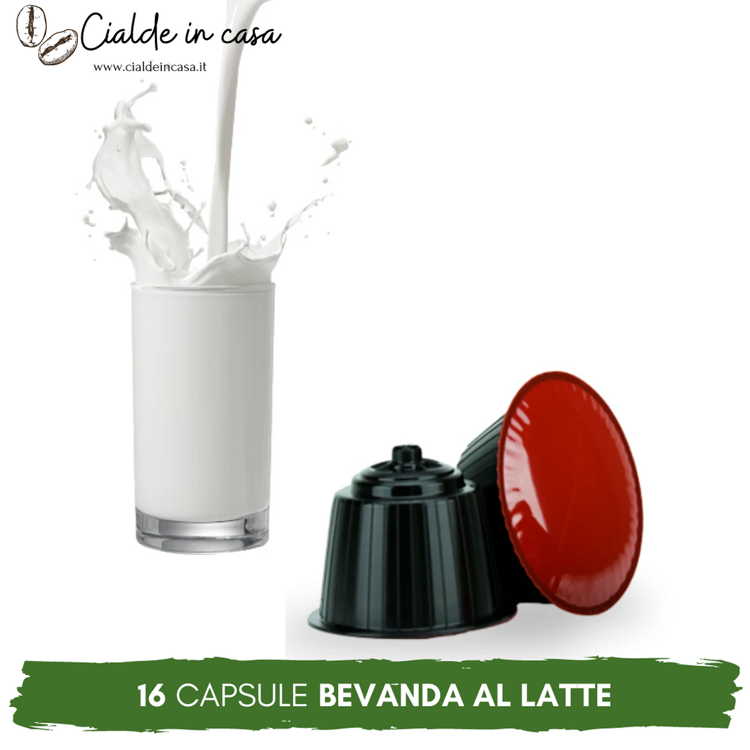 16 Capsule Bevanda al Latte Compatibili DolceGusto