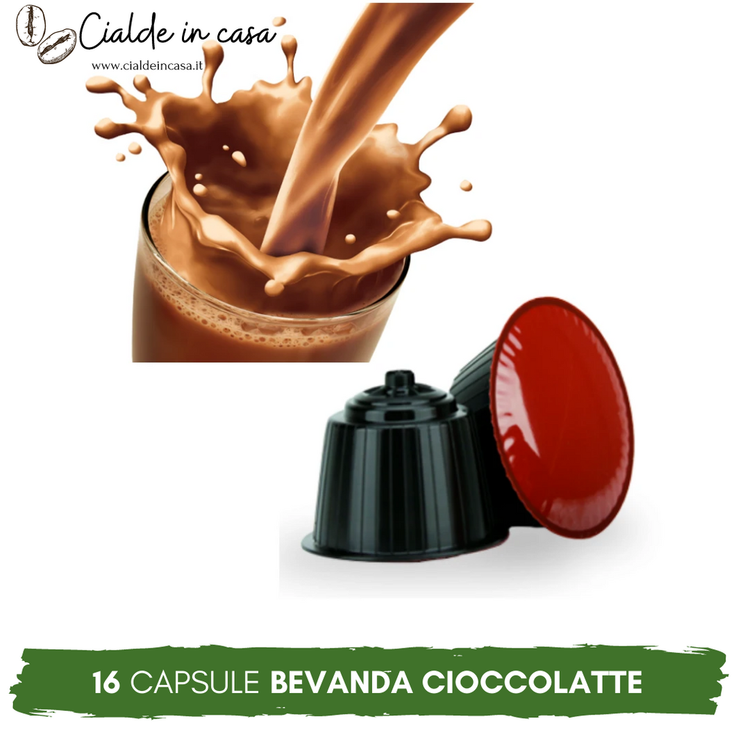 16 Capsule Bevanda Cioccolatte compatibili DolceGusto