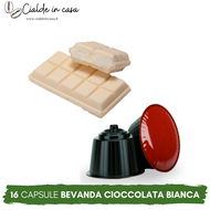 16 Capsule Cioccolato Bianco Compatibili DolceGusto