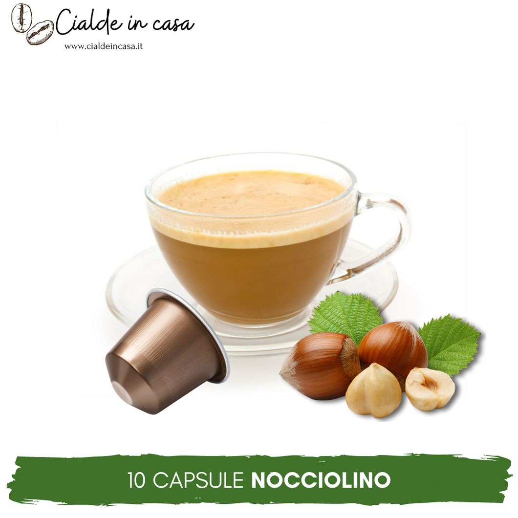 10 Capsule Nocciolino Compatibili Nespresso