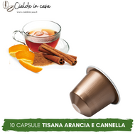 10 Capsule Tisana Arancia e Cannella Compatibili Nespresso