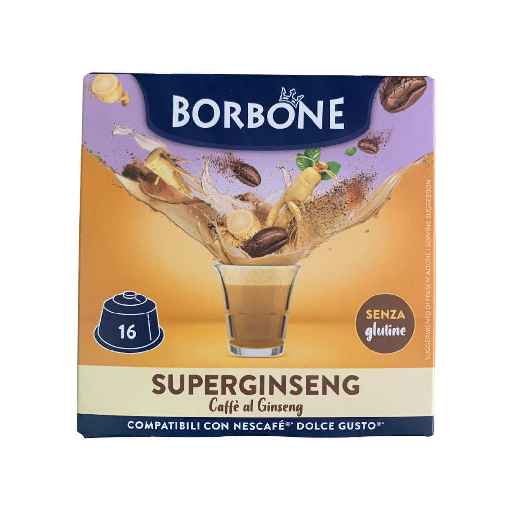 16 Capsule Borbone Super Ginseng Dolce Gusto