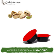 16 Capsule Bevanda al Pistacchio Compatibili A Modo Mio