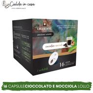 16 Capsule Lollo Cioccolato e Nocciola Compatibile Dolce Gusto