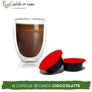 16 Capsule Cioccolatte Compatibili A Modo Mio