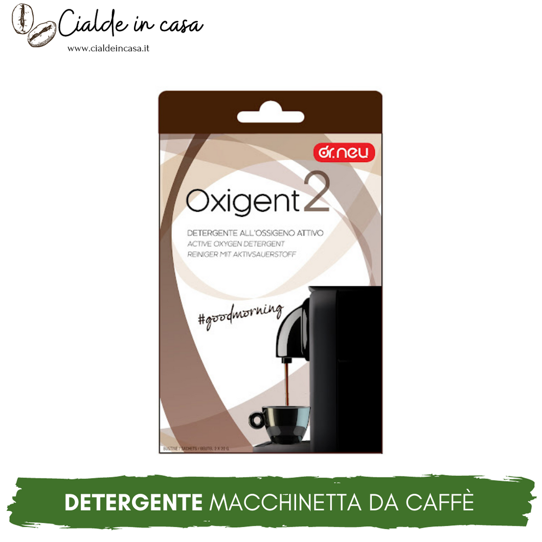 Detergente all'Ossigeno Attivo per Macchinetta del Caffè