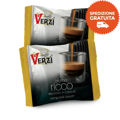 600 Capsule Verzì Ricco Compatibili Bialetti (Spedizione gratuita)