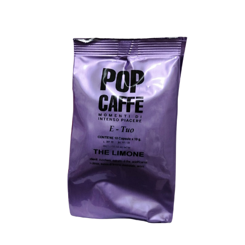 10 Capsule Pop Caffè The Limone Compatibili Fior Fiore Coop
