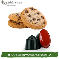16 Capsule Bevanda al Biscotto compatibili DolceGusto