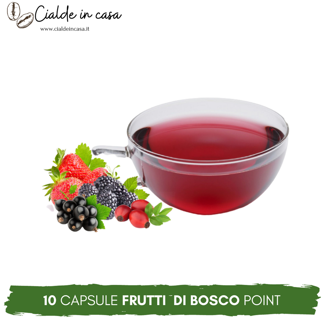 12 Capsule Tisana ai Frutti di Bosco Compatibili Point