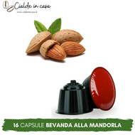 16 Capsule Bevanda alla Mandorla Compatibili Dolce Gusto