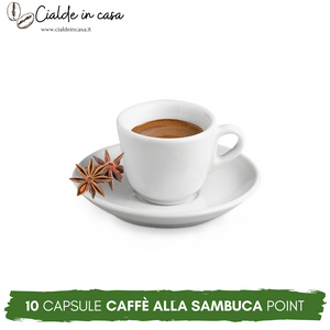 10 Capsule Caffè alla Sambuca Compatibili Point