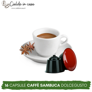 16 Capsule Caffè alla Sambuca Compatibili Dolce Gusto